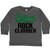 inktastic Future Rock Climber Toddler Long Sleeve T-Shirt 3T Charcoal 14f06