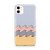 Casely iPhone 11 Phone Case - High Tide Layered Ocean Waves Case - 360 Degree Coverage for Your Phone - Precise Cutouts 1mm Raised Lip Camera Protection - Classic