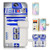 ( For Samsung S7 Edge , Galaxy S7 Edge ) Flip Wallet Case Cover & Screen Protector Bundle - A0716 Starwars R2D2