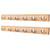 CRCHOM Wall Mounted Coat Rack with 6 Metal HooksWooden Entryway Rustic Coat Rack Natural Pinewood Hat Hanger Rack for Entryway Bathroom Bedroom Kitchen Mudroom