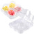Sharlity Plastic Cupcake Containers 4 Compartment Disposable Cupcake Holders Plastic Cupcake Carrier with Deep Dome25 Pack