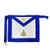 Masonic Regalia Blue Lodge Embroidered Square Compas Past Master Apron Faux Leather