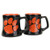 NCAA Full Color Sclupted Mug 2oz Shot Glass 2-Pack (Clemson Tigers)