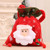 Mosako Christmas Drawstring Bag Xmas Sacks Drawstring Bag 3D Design Reindeer Santa Claus Santa Bags for Kids Gifts Christmas Holiday Parties Decoration Santa Claus