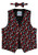 Dr. Seuss The Cat in The Hat  and  Thing 1 Thing 2 Vest  and  Bow Tie Costume Kit for Men and Women Black