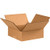 Partners Brand P883 Flat Corrugated Boxes 8inchL x 8inchW x 3inchH Kraft Pack of 25