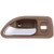 LUJUNTEC Interior Chrome Door Handle Front Driver Side Replacement for 1994-1997 for Honda Accord Beige