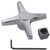 BrassCraft Mfg SH3464 Faucet FIT-ALL DIVERTER CROSS HANDLE W ADAPTER BrassCraft Mfg SH3464 Faucet FIT-ALL DIVERTER CROSS HANDLE W ADAPTER