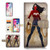 ( For iPhone X ) Flip Wallet Case Cover & Screen Protector Bundle! A20308 Wonder Woman Super Hero