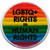 C and D Visionary Jsx LGBTQ  plus  Human Rights Patch Iron-On Patches P-JSX-0002