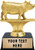 Crown Awards Pig Trophy 6inch Pig Trophies with Custom Engraving Prime