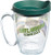 Tervis 1271643 Tennessee - Gatlinburg Collage Tumbler with Wrap and Hunter Green Lid 16oz Mug, Clear