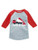 Valentines Day Dump Truck Loads of Love 34 Sleeve Baseball Jersey Toddler Shirt 56 Red