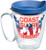 Tervis 1278947 Coast Guard Veteran Tumbler with Wrap and Blue Lid 16oz Mug, Clear