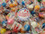 Dubble Bubble Gumballs - Fresh Delicious Assorted Flavor Wrapped Bulk Bubble Gum Gumballs 1.5 lbs with Refrigerator Magnet