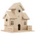 Balacoo Wooden Bird House Bird Nest Unfinished Unpainted Wood Birdhouse Hanging Sleeping Nest Indoor Outdoor Bird House Garden Bird Bed for Squirrel Hummingbird Bluebird Parrot Sparrow Bird