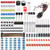 Mixse Electronics Basic Starter Fun Kit with Jumper WiresResistors CapacitorLEDsDiodes Transistor for DIY Arduino UNO R3Mega2560Raspberry Pi