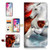 (for iPhone XR) Flip Wallet Case Cover & Screen Protector Bundle - A21141 White Horse