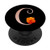 Letter C rose pink orange flower monogram initial C PopSockets Grip and Stand for Phones and Tablets