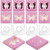 60 Pieces False Eyelashes Packaging Box Storage 30 Soft Paper Lash Boxes Glitter False Eyelashes Box Lash Packaging Box Empty Lash Case Box False Eyelash Containers with 30 Lash Tray Pink