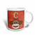 3dRose Cute Sock Monkey Girl Initial Letter C Magic transforming mug 11 oz BlackWhite