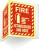 Smartsign S-8790G-AVG-06inchFire Extinguisher and Hoseinch Projecting Photoluminescent Aluminum V-Sign 6inch Length 5inch Width 4inch Height