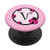 Ladybug Pop Socket - Lady Bug Popsocket - Letter V PopSockets PopGrip Swappable Grip for Phones  and  Tablets