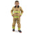 Fearless Firefighter Childrens Halloween Costume - Kids Fireman Suit Medium