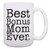 Mothers Day Mug for Stepmom Best Step Mom Ever Mug for Stepmom Mug 15-oz Coffee Mug Tea Cup 15oz White