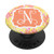 Personalized Pop Socket N Initial Peach Yellow Orange Daisy PopSockets Grip and Stand for Phones and Tablets
