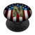 USA Flag First Last Initial N Monogram Letter PopSockets Grip and Stand for Phones and Tablets