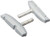 Kool Stop Cantilever Thinline Cantilever Brake Pads Non-Threaded Posts Rubber Silver Pair