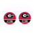 1 Fan University of Georgia NCAA Collegiate Team 4 x 4 Absorbent Ceramic Coasters Pack of 4