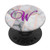 Letter W Pop Socket. Purple W Rose Gold White Marble PopSockets Grip and Stand for Phones and Tablets