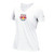 MLS New York Red Bulls Womens Phase Hat Hook Ultimate Short Sleeve V Tee Large White