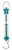 Eisco Labs Newton Force Meter Spring Scale - Max Capacity 5N 500gm Dual Scale Labeled