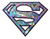Elektroplate Superman S Silver Reflective Decal Sticker