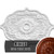 Ekena Millwork CM36X26PECHS Pesaro Ceiling Medallion 36inchW x 26inchH x 1 12inchP Hand-Painted Cherry