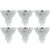 Sunlite 20MR11/GU4/NSP/12V/6PK Halogen 20W 12V MR11 Quartz Reflector Narrow Spotlight Light Bulbs (6 Pack)