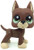 NN Littlest Pet Shop LPS Toy LPSs Loose Toys Brown Great Dane Puggy Dog Green Eyes