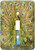 3dRose lsp_41699_1 Head n Peacock Feathers Single Toggle Switch Not applicble