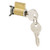 Slide-Co 15189 Sliding Door Cylinder Lock WTail Adapter Yale Y-1