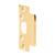 Defender Security E 2236 High Security Full Lip Brass Plated Dead latch Strike