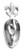 KINDWER Aluminum Fleur de Lis Ice/Candy Scoop, 7", Silver