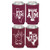 WinCraft NCAA Texas A and M University Aggies 2 Pack 12 oz. 2-Sided Can Coolers
