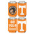 WinCraft NCAA University of Tennessee Volunteers 2 Pack 12 oz. 2-Sided Can Coolers