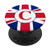 Union Jack Flag Letter Initial C Monogram Great Britain UK PopSockets Grip and Stand for Phones and Tablets