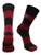 New Mexico State Aggies Game Day Striped Socks CrimsonBlack Large