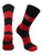 San Diego State Aztecs Game Day Striped Socks ScarletBlack Large