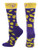 TCK Northern Iowa Panthers Womens Savage Socks PurpleGold Medium